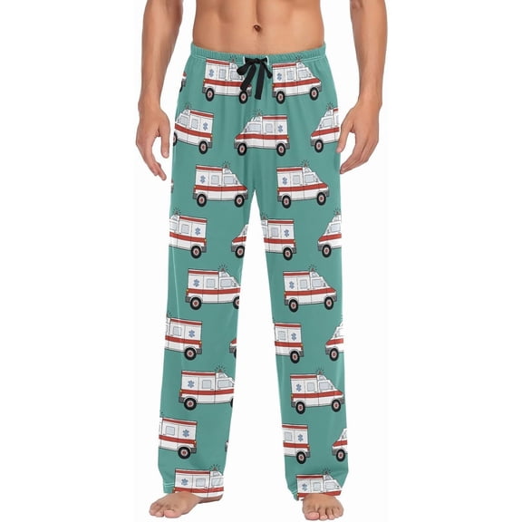 SKQIT Men's Pajama Bottoms Soft Sleep Pant with Pockets Sleep Pj Lounge Pants for Men