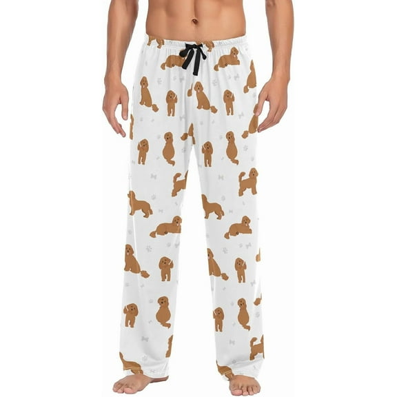 SKQIT Men's Pajama Bottoms Soft Sleep Pant with Pockets Sleep Pj Lounge Pants for Men