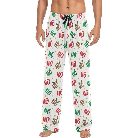 SKQIT Men's Pajama Bottoms Soft Sleep Pant with Pockets Sleep Pj Lounge Pants for Men