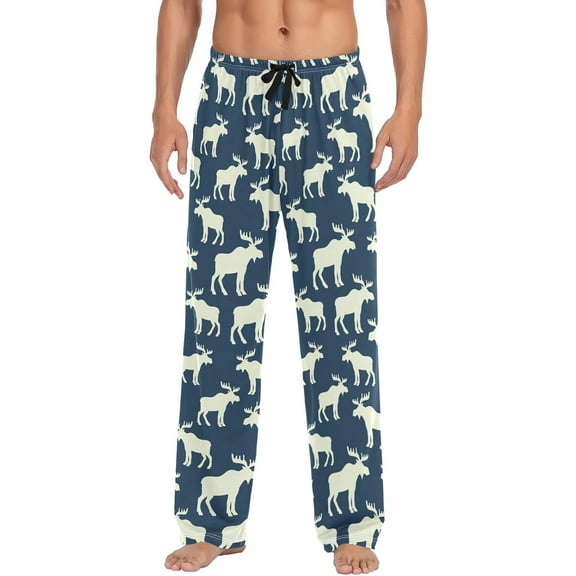 SKQIT Men's Pajama Bottoms Soft Sleep Pant with Pockets Sleep Pj Lounge Pants for Men