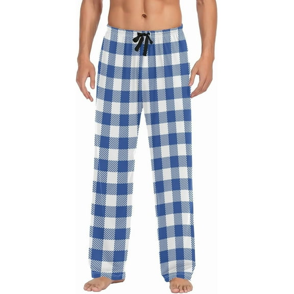 SKQIT Men's Pajama Bottoms Soft Sleep Pant with Pockets Sleep Pj Lounge Pants for Men