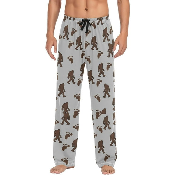 SKQIT Men's Pajama Bottoms Soft Sleep Pant with Pockets Sleep Pj Lounge Pants for Men