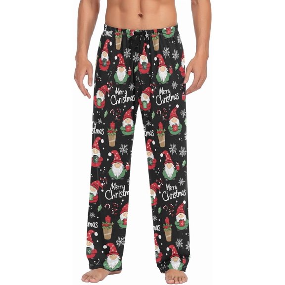 SKQIT Men's Pajama Bottoms Soft Sleep Pant with Pockets Sleep Pj Lounge Pants for Men