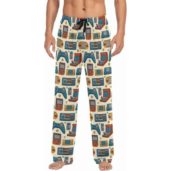 SKQIT Men's Pajama Bottoms Soft Sleep Pant with Pockets Sleep Pj Lounge Pants for Men