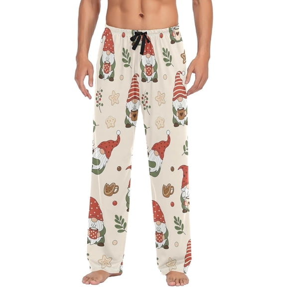 SKQIT Men's Pajama Bottoms Soft Sleep Pant with Pockets Sleep Pj Lounge Pants for Men