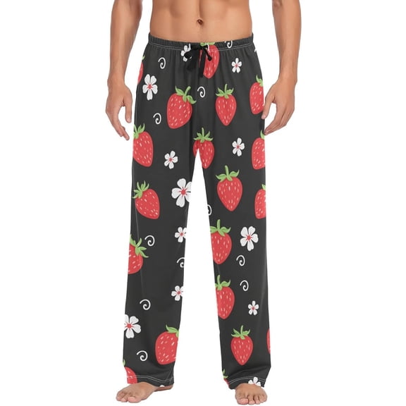 SKQIT Men's Pajama Bottoms Soft Sleep Pant with Pockets Sleep Pj Lounge Pants for Men