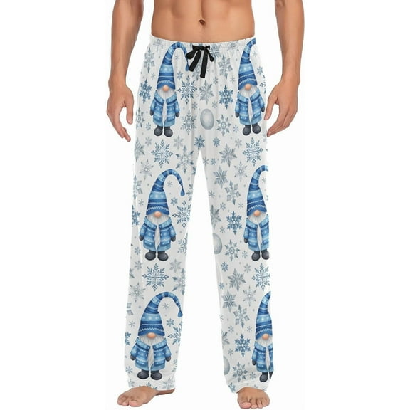 SKQIT Men's Pajama Bottoms Soft Sleep Pant with Pockets Sleep Pj Lounge Pants for Men
