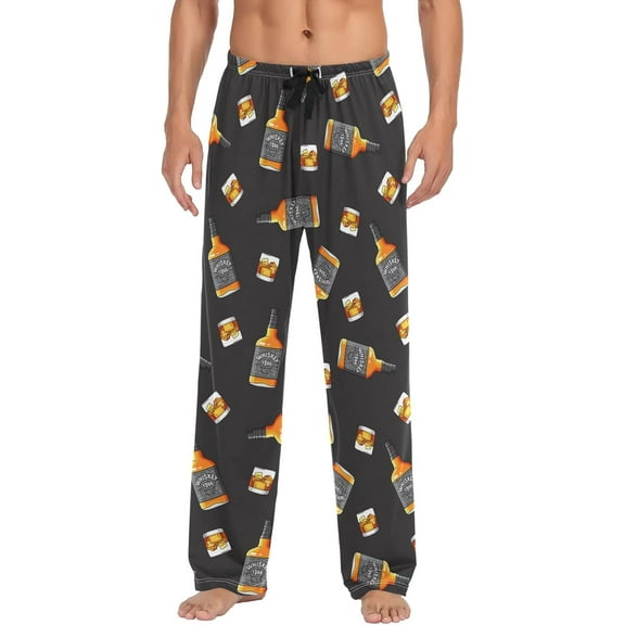 SKQIT Men's Pajama Bottoms Soft Sleep Pant with Pockets Sleep Pj Lounge Pants for Men