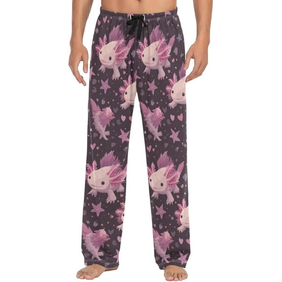 SKQIT Men's Pajama Bottoms Soft Sleep Pant with Pockets Sleep Pj Lounge Pants for Men