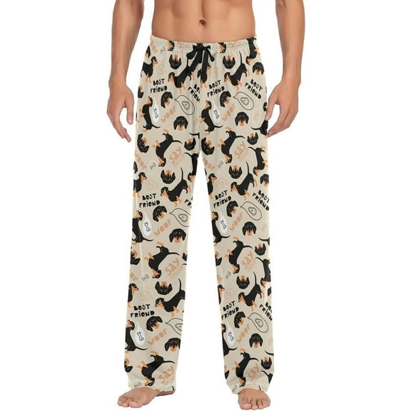 SKQIT Men's Pajama Bottoms Soft Sleep Pant with Pockets Sleep Pj Lounge Pants for Men