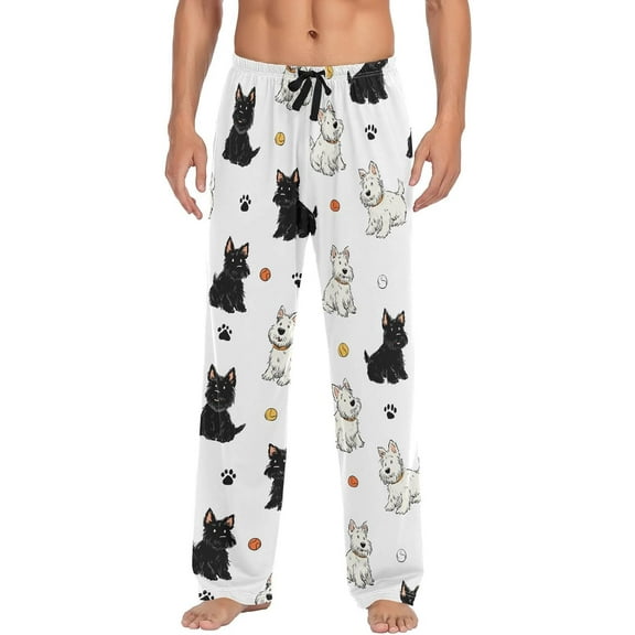 SKQIT Men's Pajama Bottoms Soft Sleep Pant with Pockets Sleep Pj Lounge Pants for Men