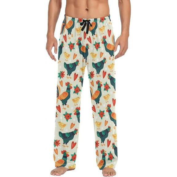 SKQIT Men's Pajama Bottoms Soft Sleep Pant with Pockets Sleep Pj Lounge Pants for Men