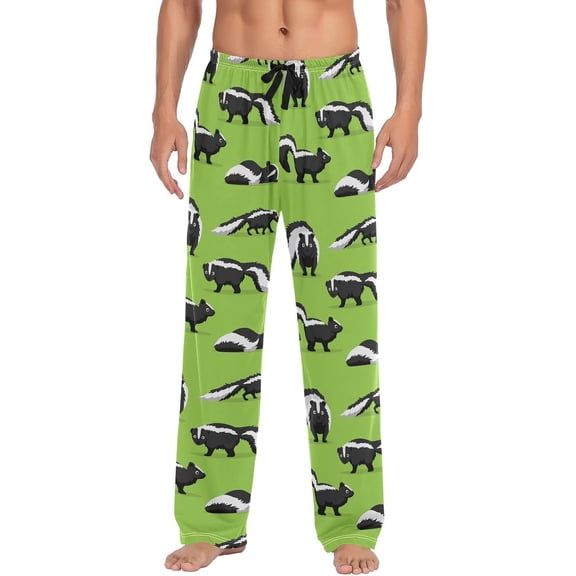 SKQIT Men's Pajama Bottoms Soft Sleep Pant with Pockets Sleep Pj Lounge Pants for Men