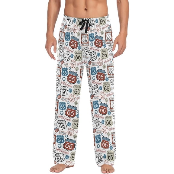 SKQIT Men's Pajama Bottoms Soft Sleep Pant with Pockets Sleep Pj Lounge Pants for Men