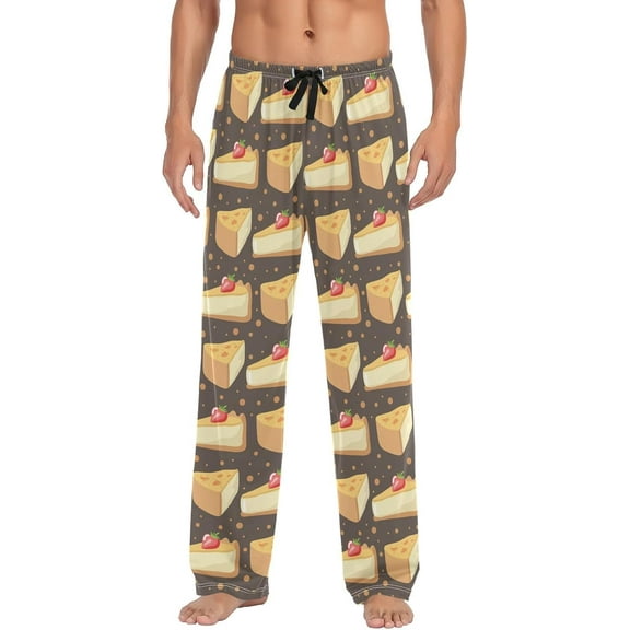 SKQIT Men's Pajama Bottoms Soft Sleep Pant with Pockets Sleep Pj Lounge Pants for Men