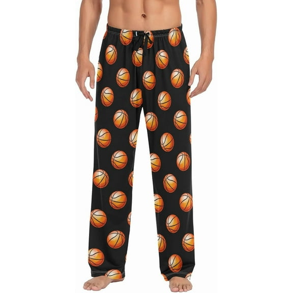 SKQIT Men's Pajama Bottoms Soft Sleep Pant with Pockets Sleep Pj Lounge Pants for Men