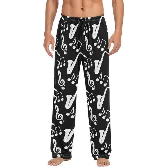 SKQIT Men's Pajama Bottoms Soft Sleep Pant with Pockets Sleep Pj Lounge Pants for Men