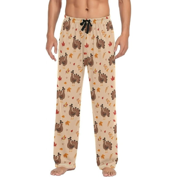 SKQIT Men's Pajama Bottoms Soft Sleep Pant with Pockets Sleep Pj Lounge Pants for Men