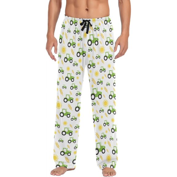 SKQIT Men's Pajama Bottoms Soft Sleep Pant with Pockets Sleep Pj Lounge Pants for Men