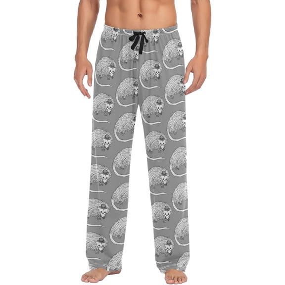 SKQIT Men's Pajama Bottoms Soft Sleep Pant with Pockets Sleep Pj Lounge Pants for Men