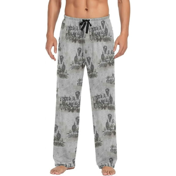 SKQIT Men's Pajama Bottoms Soft Sleep Pant with Pockets Sleep Pj Lounge Pants for Men