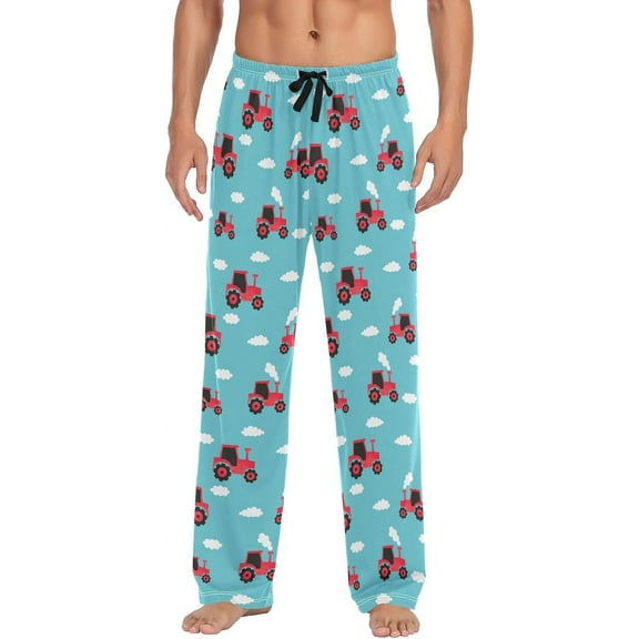 SKQIT Men's Pajama Bottoms Soft Sleep Pant with Pockets Sleep Pj Lounge Pants for Men