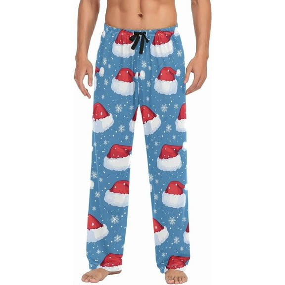 SKQIT Men's Pajama Bottoms Soft Sleep Pant with Pockets Sleep Pj Lounge Pants for Men