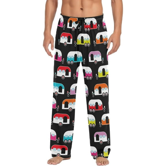 SKQIT Men's Pajama Bottoms Soft Sleep Pant with Pockets Sleep Pj Lounge Pants for Men
