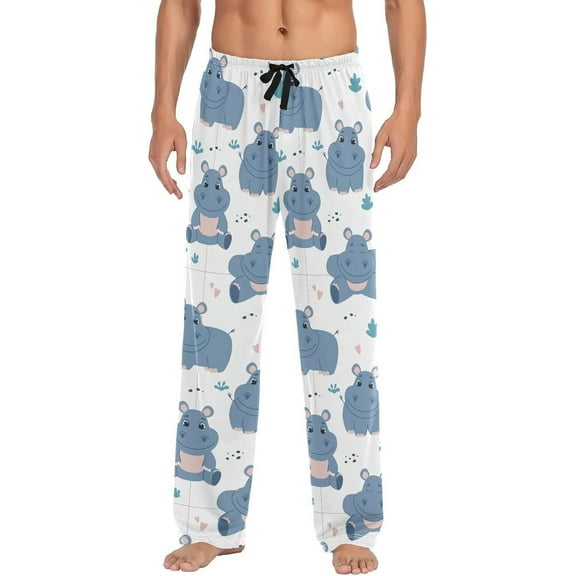 SKQIT Men's Pajama Bottoms Soft Sleep Pant with Pockets Sleep Pj Lounge Pants for Men