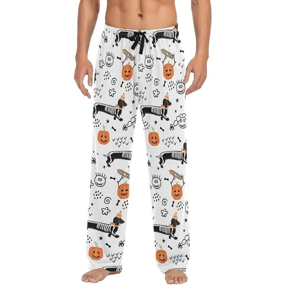 SKQIT Men's Pajama Bottoms Soft Sleep Pant with Pockets Sleep Pj Lounge Pants for Men