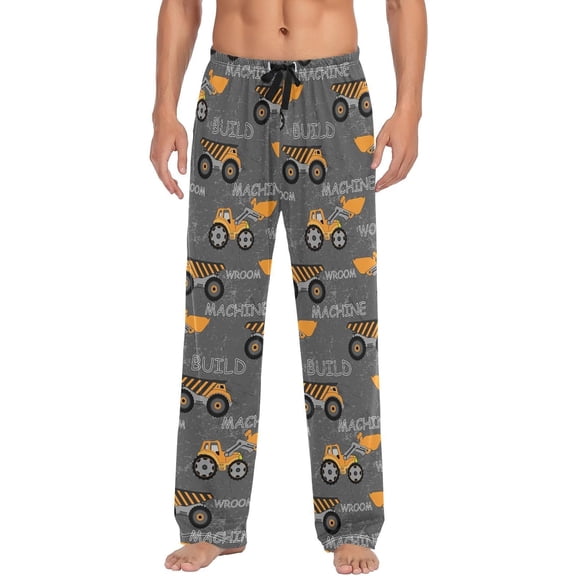 SKQIT Men's Pajama Pants Sleepwear Pajama Pant with Pockets Soft Lounge Pajama Pjs Bottoms for Men