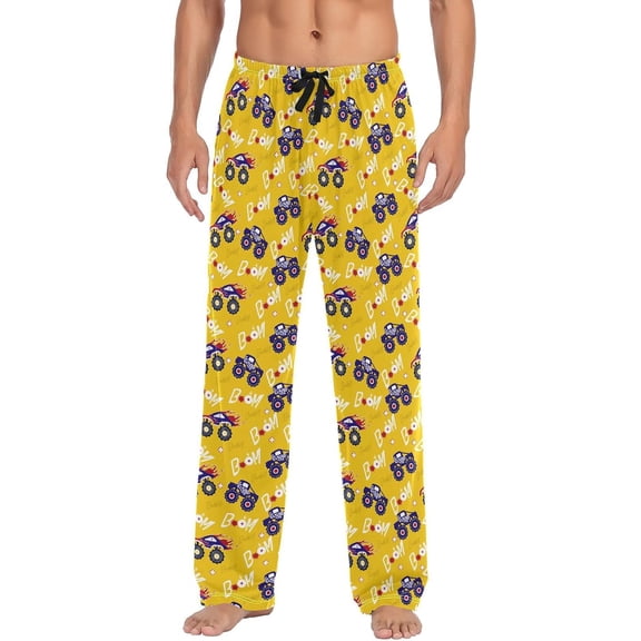SKQIT Men's Pajama Pants Sleepwear Pajama Pant with Pockets Soft Lounge Pajama Pjs Bottoms for Men