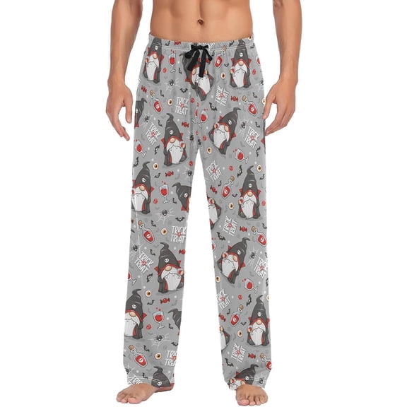 SKQIT Men's Pajama Pants Sleepwear Pajama Pant with Pockets Soft Lounge Pajama Pjs Bottoms for Men