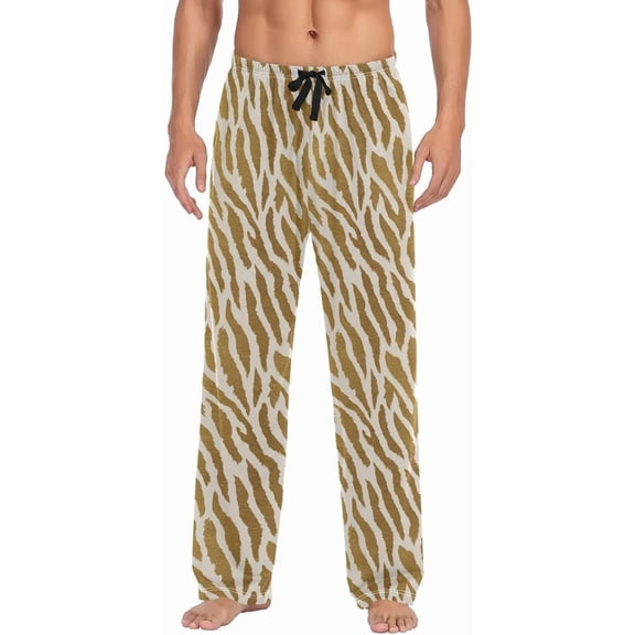 SKQIT Men's Pajama Pants Sleepwear Pajama Pant with Pockets Soft Lounge Pajama Pjs Bottoms for Men