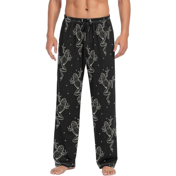 SKQIT Men's Pajama Pants Sleepwear Pajama Pant with Pockets Soft Lounge Pajama Pjs Bottoms for Men