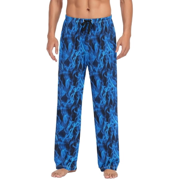SKQIT Men's Pajama Pants Sleepwear Pajama Pant with Pockets Soft Lounge Pajama Pjs Bottoms for Men