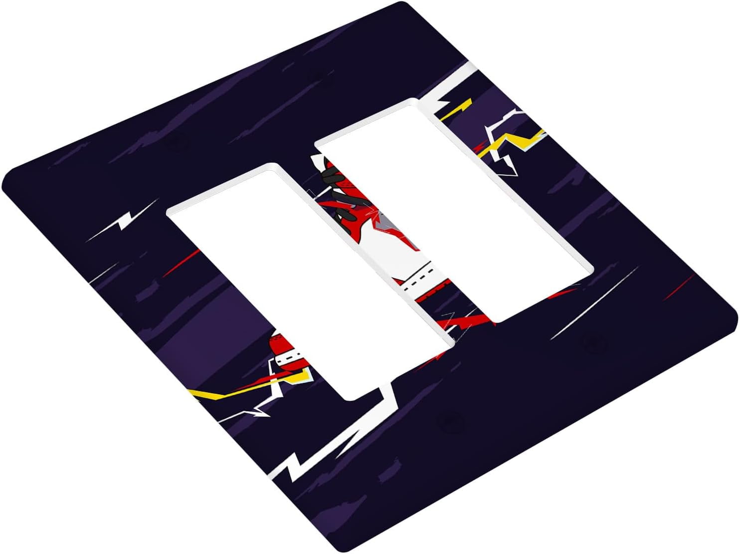 SKQIT Outlet Covers Wall Plate, Shoes Lightning Cool Graffiti Print