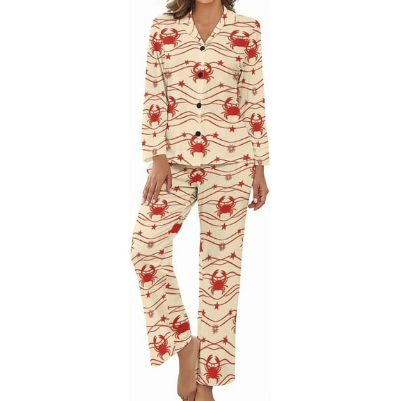 SKQIT Pajama Sets for Womens Cowgirl Boots Hearts Loose Button Down Long Sleeve Shirts And Pants Set