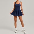 thumbnail image 1 of SKQIT Tennis Dress with Built in Shorts and Bra Athletic Dress for Women Summer Cut Out Golf Workout Dress, 1 of 7