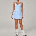 thumbnail image 1 of SKQIT Womens Tennis Dress Built in Bra and Shorts Athletic Dress Golf Outfits Workout, 1 of 7
