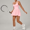 thumbnail image 1 of SKQIT Womens Tennis Dress Built in Bra and Shorts Athletic Dress Golf Outfits Workout, 1 of 7
