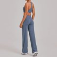 thumbnail image 1 of SKQIT Womens Workout Sets 2 Piece Yoga Outfits Racerback Tank Top High Waist Flare Leggings Gym Sets, 1 of 7