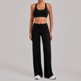thumbnail image 1 of SKQIT Womens Workout Sets 2 Piece Yoga Outfits Racerback Tank Top High Waist Flare Leggings Gym Sets, 1 of 7