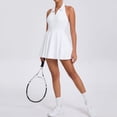 thumbnail image 1 of SKQIT Womens Workout Tennis Dress with Built in Shorts and Bra Athletic Golf Activewear for Exercise, 1 of 7