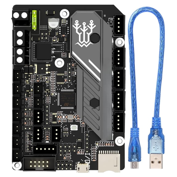 SKR Mini E3 V3.0 Control Board with TMC2209 UART Stepper Driver New Upgrade 32Bit 3D Printer Silent Board for Ender-3, Ender3 Pro, Ender-3 V2 3D Printer