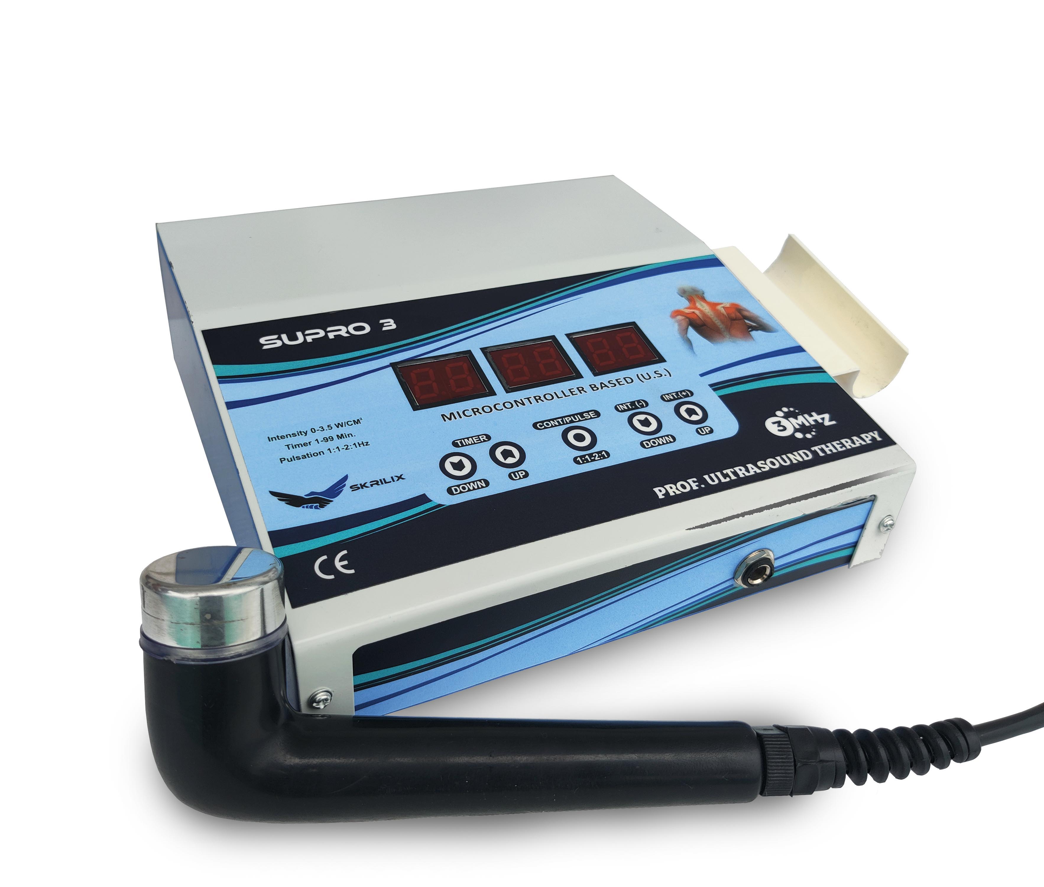 Ultra-sound Physical Therapy Machine for Pain, 3 MHz Supro 3 Unit
