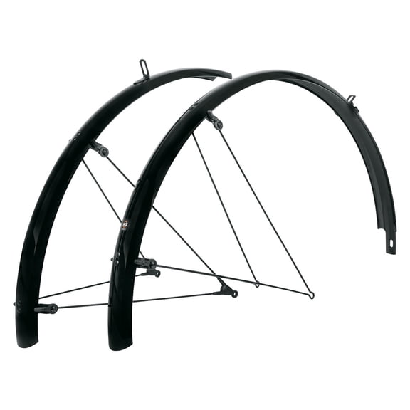 SKS B45 Bluemels Full Coverage Fender Set - 45mm, 700 x 28-37, Black