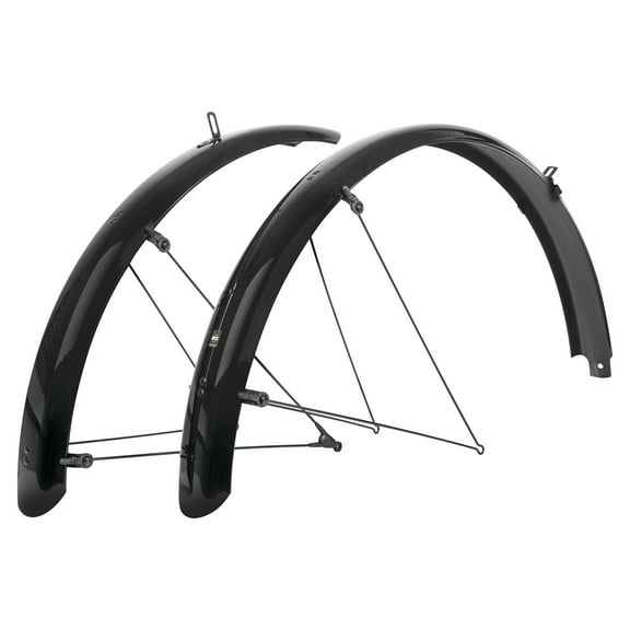SKS B69 Bluemels Full Coverage Fender Set - 69mm, 27.5/29/700 x 2.5, Black