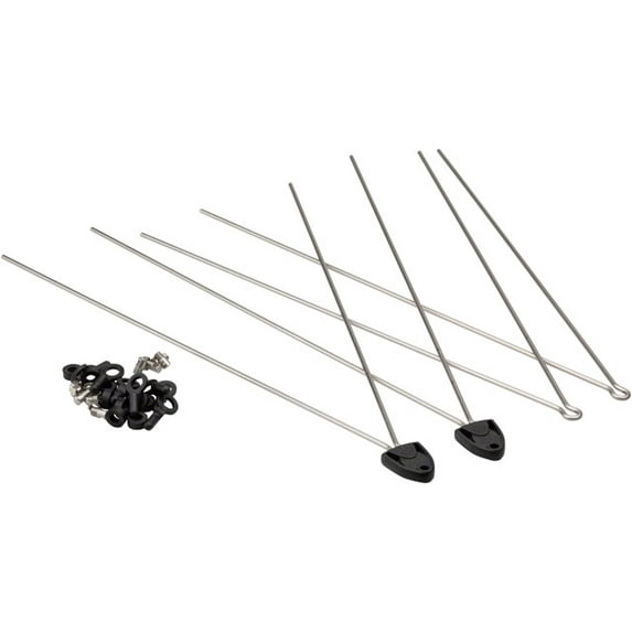 SKS V-Brace 380mm Fender Stay Set with Drawbolts, Front and Rear