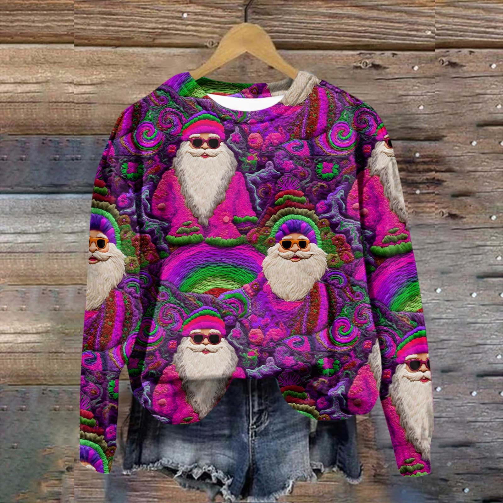 SKSloeg Christmas Fall Blouses for Women 2023 Fall Long Sleeve 3D